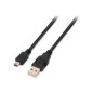 Cable USB-A 2.0/M a Mini USB/M 1m Negro (A101-0024)