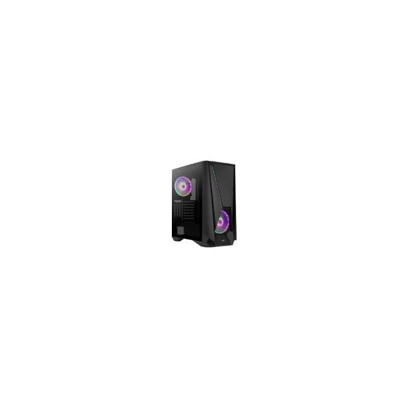 Caja Gaming AEROCOOL RGB ATX EATX mATX Negra (VISORBK)