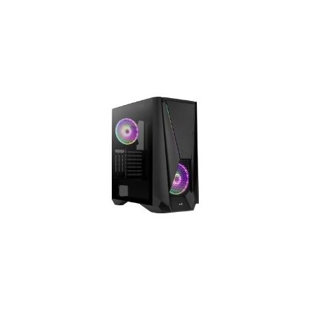 Caja Gaming AEROCOOL RGB ATX EATX mATX Negra (VISORBK)
