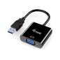 Cable EQUIP USB-A/M a VGA/H 0.25m Negro (EQ133384)