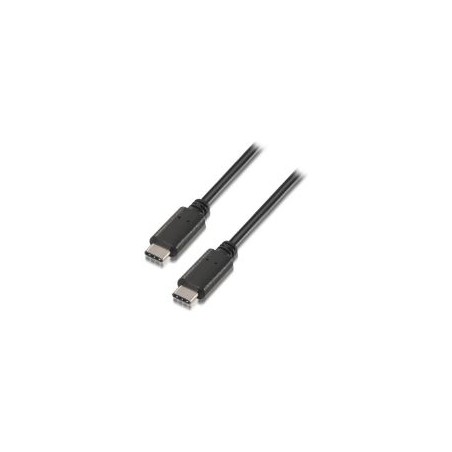 Cable AISENS USB-C/M a USB-C/M 3m Negro (A107-0058)