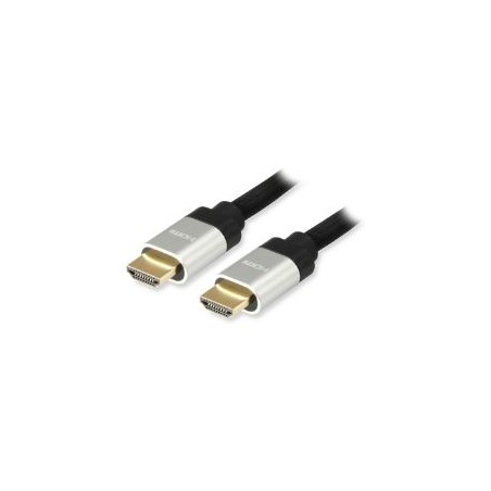 Cable EQUIP HDMI/M a HDMI/M 3m Negro/Plata (EQ119382)