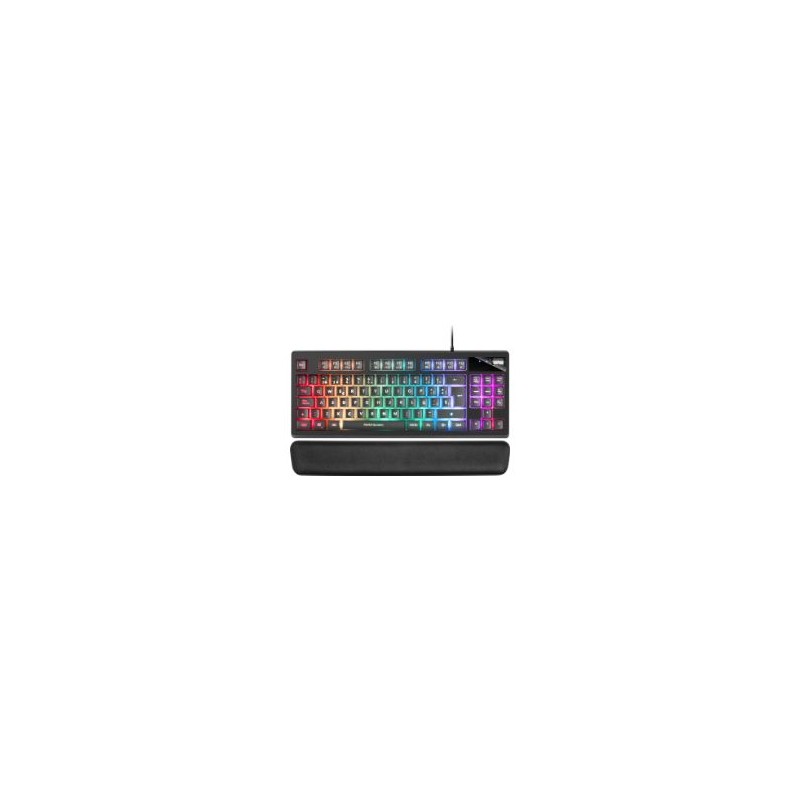 Teclado Mars Gaming TKL LED RGB USB Negro (MKAXES)