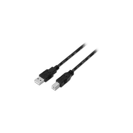Cable AISENS USB-A/M a USB-B/M 4.5m Negro (A101-0008)