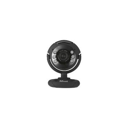 WebCam Trust SpotLight USB 2.0 Micrófono Negra (16428)