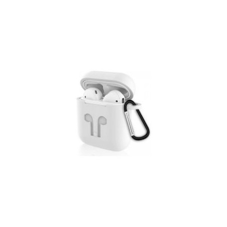 Funda Devia Airpods V1/V2 Silicona Blanca (DSTNAWW)