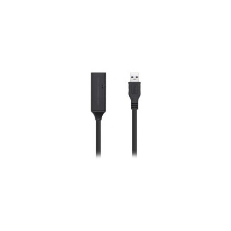 Cable AISENS USB-A/M a USB-A/H 5m Negro (A105-0407)