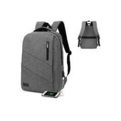 Mochila SUBBLIM City 15.6" USB Gris (SUB-BP-2BL2000)