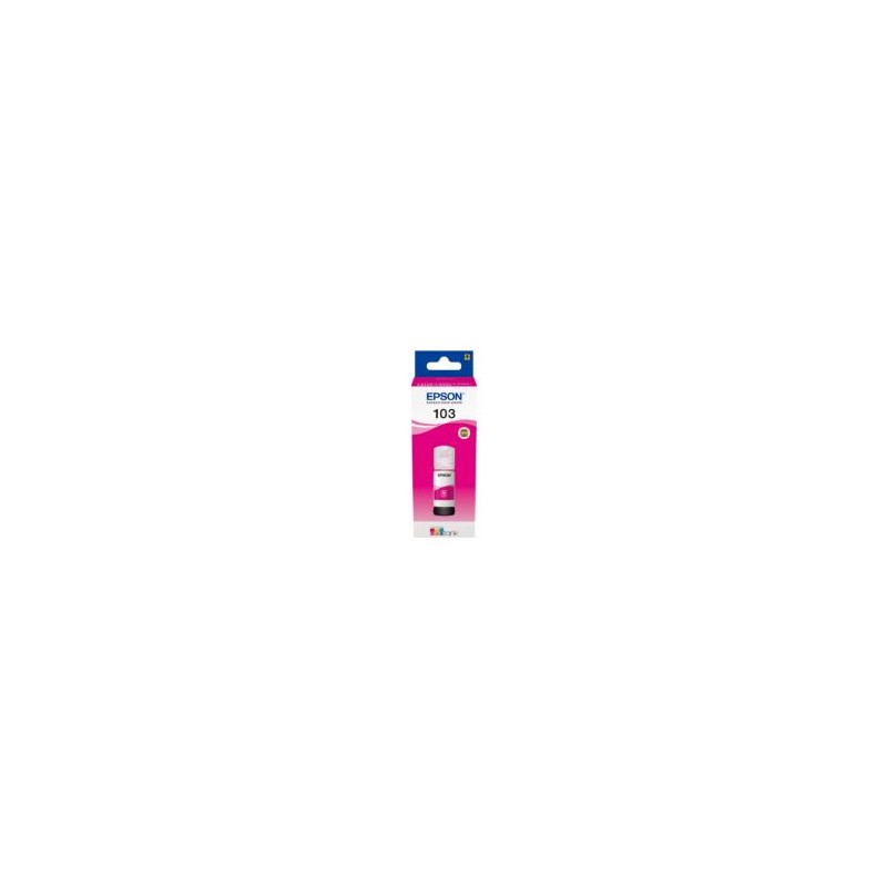 Botella de Tinta Epson 103 Magenta 70ml (C13T00S34A10) Botella de Tinta Epson 103 Magenta 70ml (C13T00S34A10)