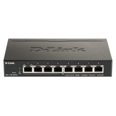 Switch D-Link 8xRJ45 GbE PoE+ Negro (DGS-1100-08PV2)