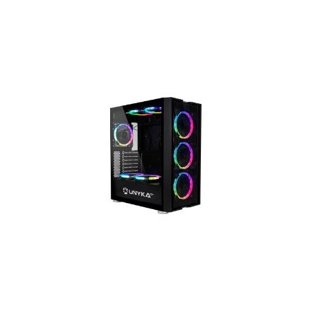Caja UNYKA Exagon ARGB USB 2.0/3.0 ATX Negra (512102)