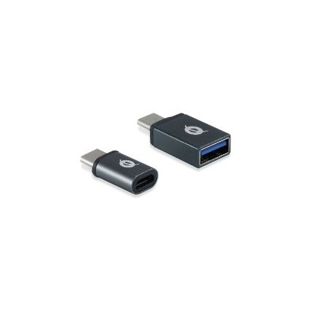 Adaptador CONCEPTRONIC USB-C a USB-A/mUSB 2Un (DONN04G)