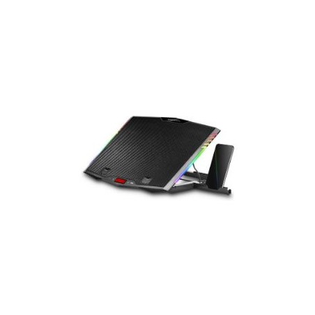 Base Refrigeración Mars Gaming 17" Stand Negra (MNBC5)