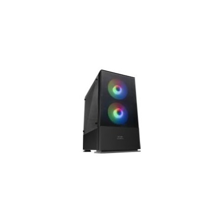 Caja Compacta Mars Gaming FRGB S/F mATX Negra (MCZ)
