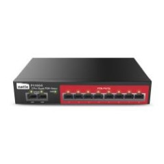 Switch NETIS 10xRJ45 GbE PoE 120W Negro (P110GC)