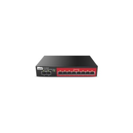 Switch NETIS 10xRJ45 GbE PoE 120W Negro (P110GC)