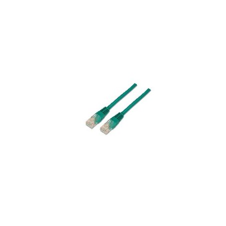 Latiguillo AISENS RJ45 Cat.6 UTP 0.5m Verde (A135-0245)