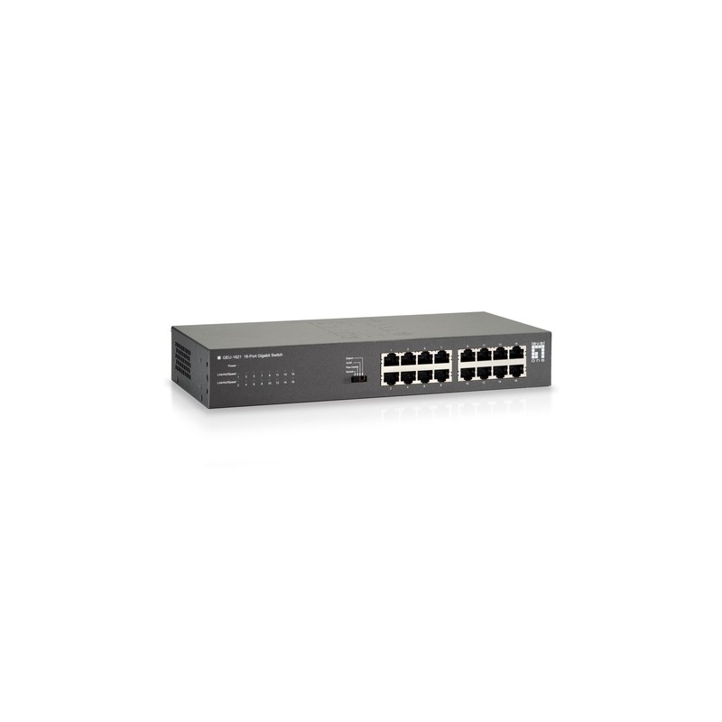 Switch LevelOne 16xRJ45 GbE Negro (GEU-1621) Switch LevelOne 16xRJ45 GbE Negro (GEU-1621)