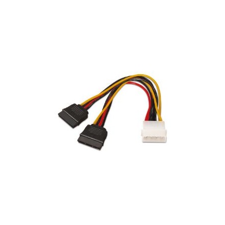 Cable AISENS Molex/M a 2xSATA/M 20cm (A131-0161)