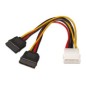 Cable AISENS Molex/M a 2xSATA/M 20cm (A131-0161) Cable AISENS Molex/M a 2xSATA/M 20cm (A131-0161)