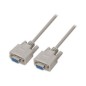 Cable AISENS RS232 DB9/H a DB9/H 1.8m Beige (A112-0066) Cable AISENS RS232 DB9/H a DB9/H 1.8m Beige (A112-0066)
