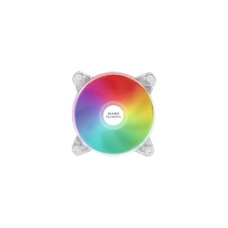 Ventilador Mars Gaming 120mm RGB Transparente (MFD)