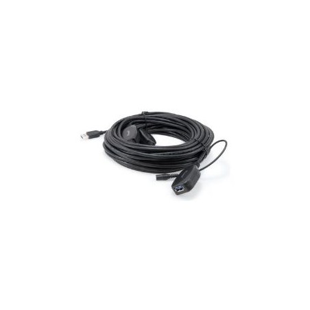 Cable EQUIP USB-A/M a USB-A/H 15m Negro (EQ133348)