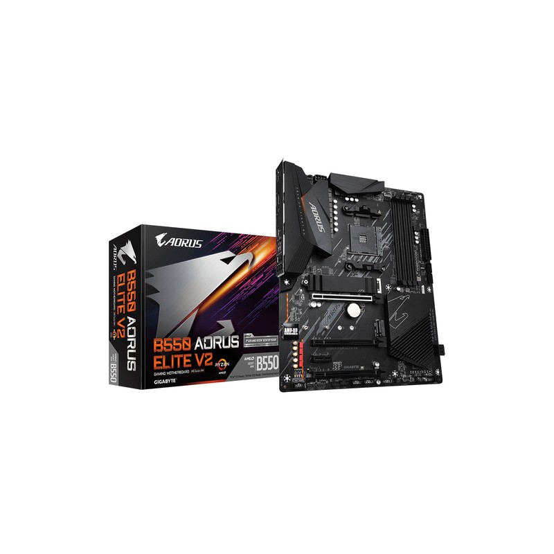 GIGABYTE B550 AORUS ELITE V2: (AM4) 4DDR4 USB RJ45 ATX