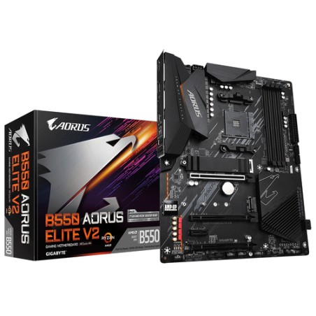 GIGABYTE B550 AORUS ELITE V2: (AM4) 4DDR4 USB RJ45 ATX