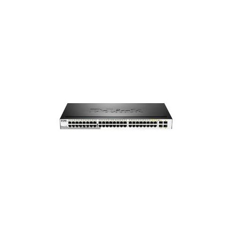 Switch D-Link 44xRJ45 GbE 4xSFP Negro (DGS-1210-48/E)