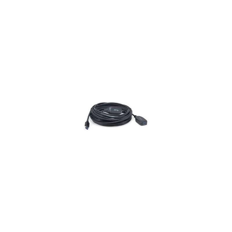 Cable EQUIP USB-A/M a USB-A/H 10m Negro (EQ133347)