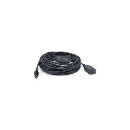 Cable EQUIP USB-A/M a USB-A/H 10m Negro (EQ133347)