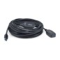 Cable EQUIP USB-A/M a USB-A/H 10m Negro (EQ133347)
