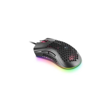 Ratón Mars Gaming Óptico RGB USB 32000dpi Negro (MMEX)