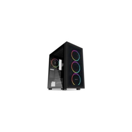 Caja Gaming Abysm Danube Kamp ARGB ATX Negra (AB812107)