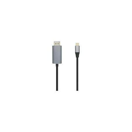 Cable AISENS USB-C/M a DP/M Negro 1.8m (A109-0395)