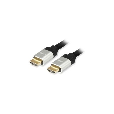 Cable EQUIP HDMI/M a HDMI/M 5m Plata/Negro (EQ119383)