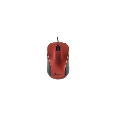 Ratón NGS Óptico USB-A 1200dpi Rojo (CREWRED)
