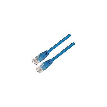 Latiguillo AISENS RJ45 Cat.6 UTP 0.5m Azul (A135-0241)
