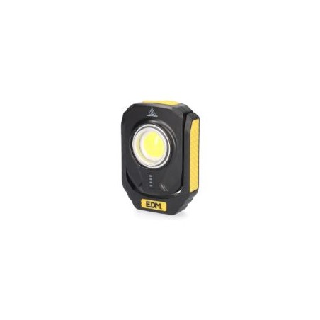Linterna EDM Compact LED Recargable 10W 900L (36442)