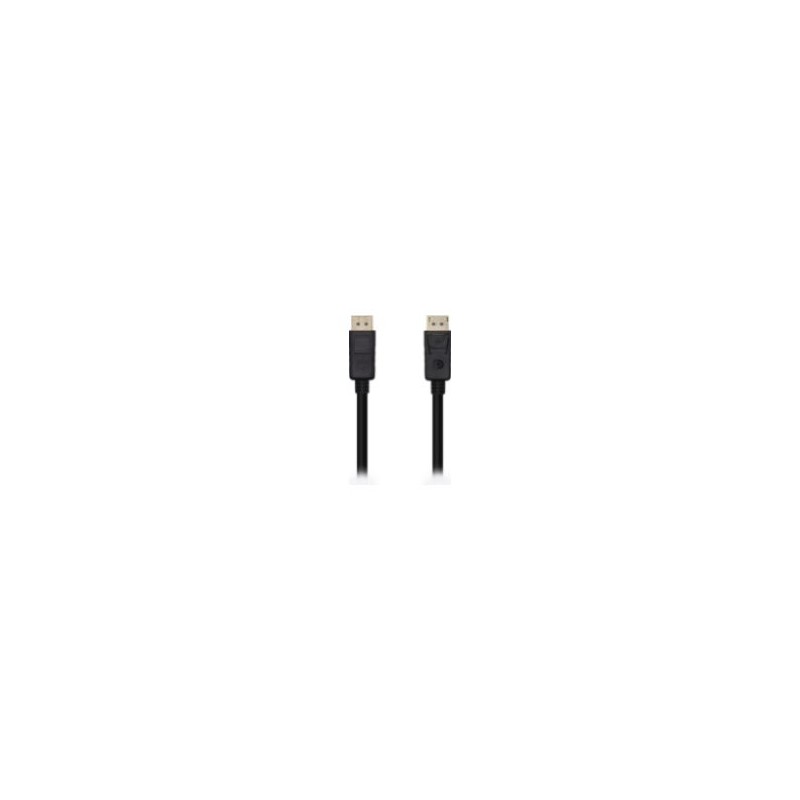 Cable AISENS DP 1.2/M a DP 1.2/M 1m Negro (A124-0455)