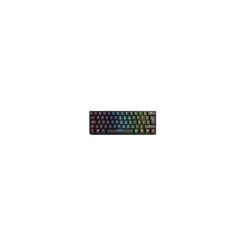 Teclado Gaming KROM Kluster Mini RGB BT (NXKROMKLSTRSP) Teclado Gaming KROM Kluster Mini RGB BT (NXKROMKLSTRSP)