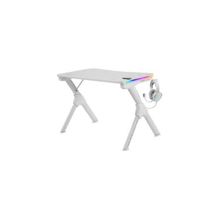 Mesa Mars Gaming 110x60x75 RGB 100Kg Blanca (MGDRGBW)