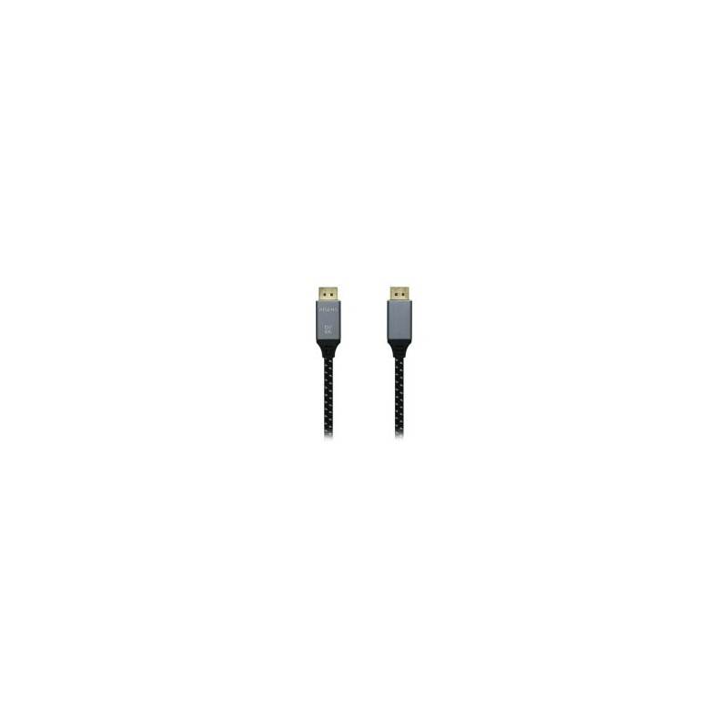 Cable AISENS DP/M a DP/M 1m Gris/Negro (A149-0435)