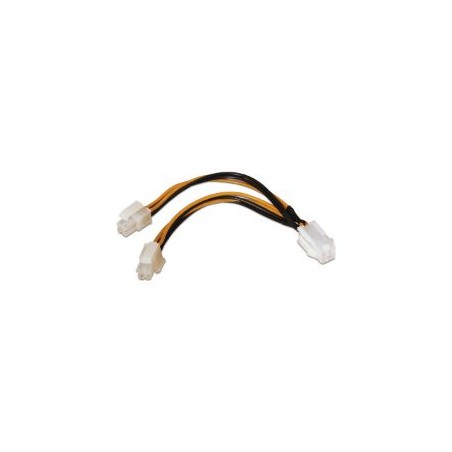Cable AISENS 2x4-pin/M a 4-pin/H 15cm (A131-0166)