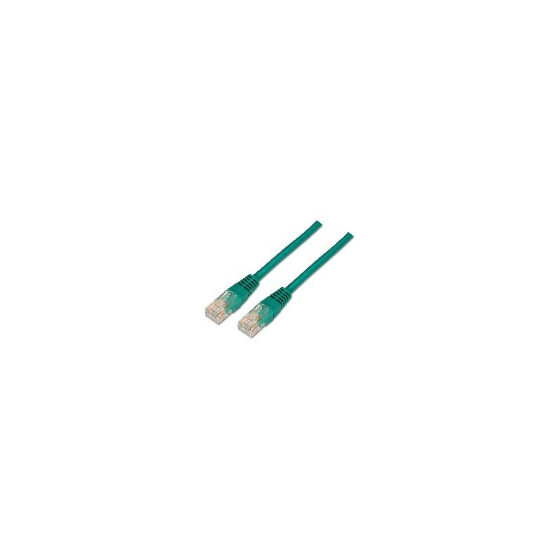 Latiguillo AISENS RJ45 Cat.6 UTP 1m Verde (A135-0246) Latiguillo AISENS RJ45 Cat.6 UTP 1m Verde (A135-0246)
