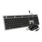 Teclado+Ratón SUBBLIM Ergo Flat USB Negro/Gris (CEKE50)