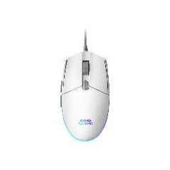 Ratón Mars Gaming Óptico RGB USB-A 3200dp Blanco (MMGW)