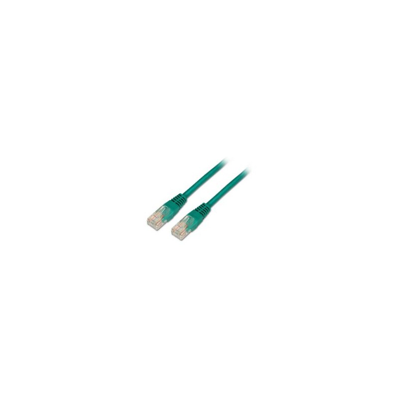 Cable Red AISENS RJ45 Cat.5e UTP Verde 2m (A133-0195)