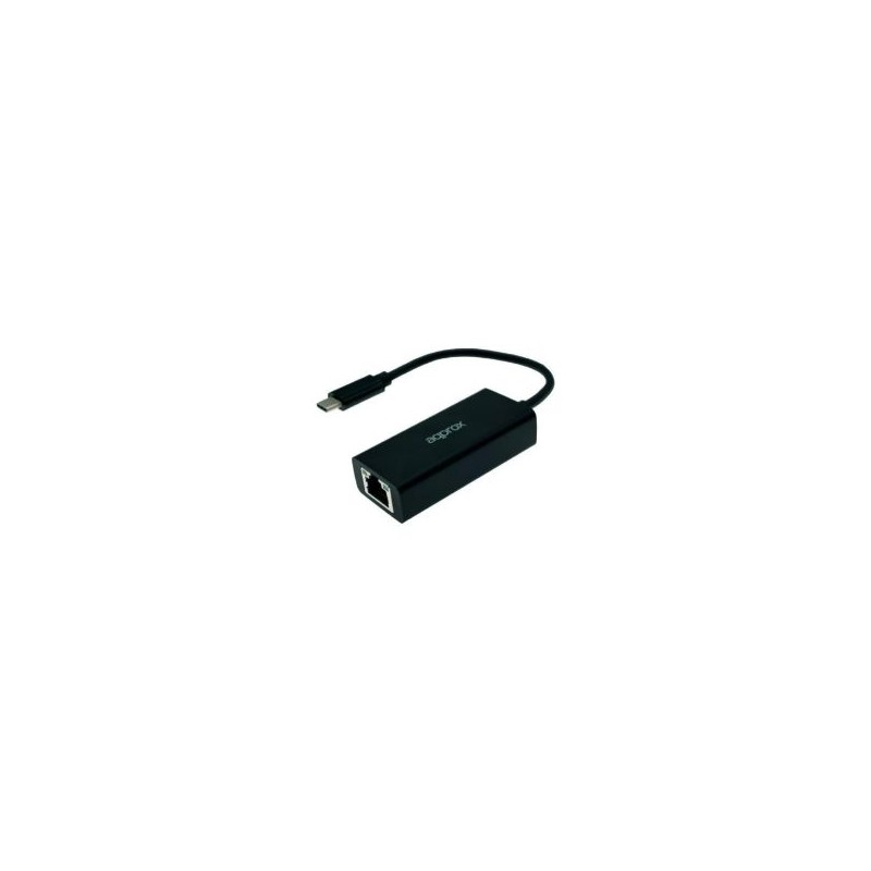 Adaptador Approx USB-C a RJ45 Negro (APPC43) Adaptador Approx USB-C a RJ45 Negro (APPC43)